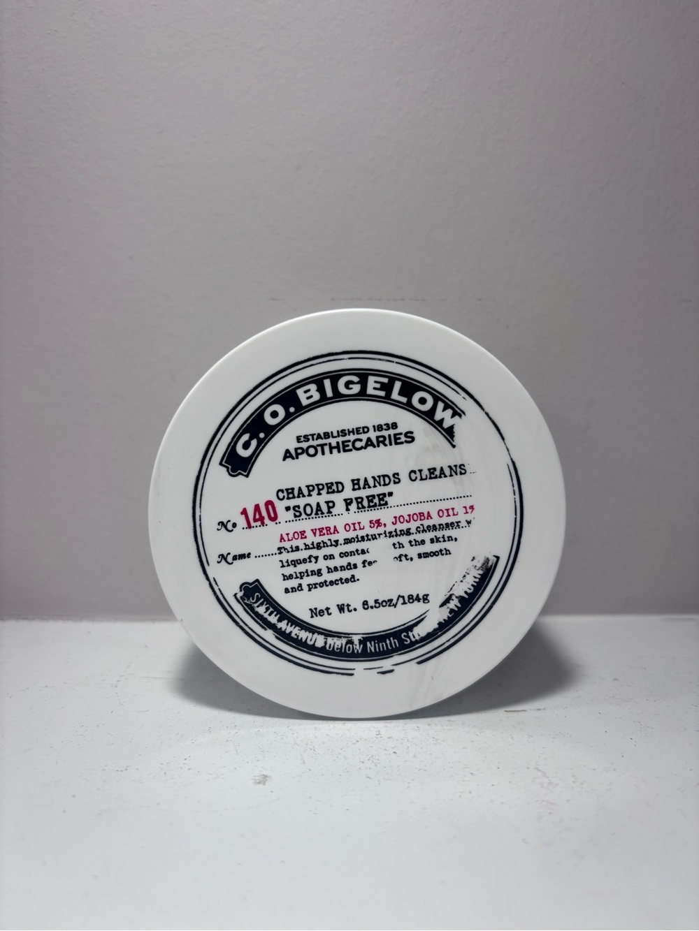 C.O. Bigelow Chapped Hands Moisturizer Soap Free 6.5 Oz New Sealed
